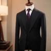 Áo vest xanh kẻ vuông chìm – AV406
